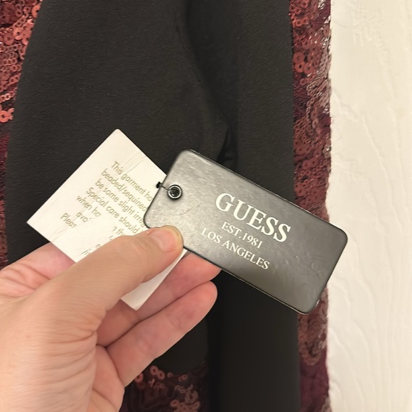 NWT, Gorgeous Guess sequin long sleeve dress, size 16 - Picture 5 of 8